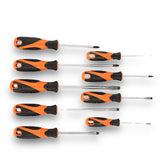 KENDO 9PC SCREWDRIVER SET WITH PLASTIC RACK - 20214